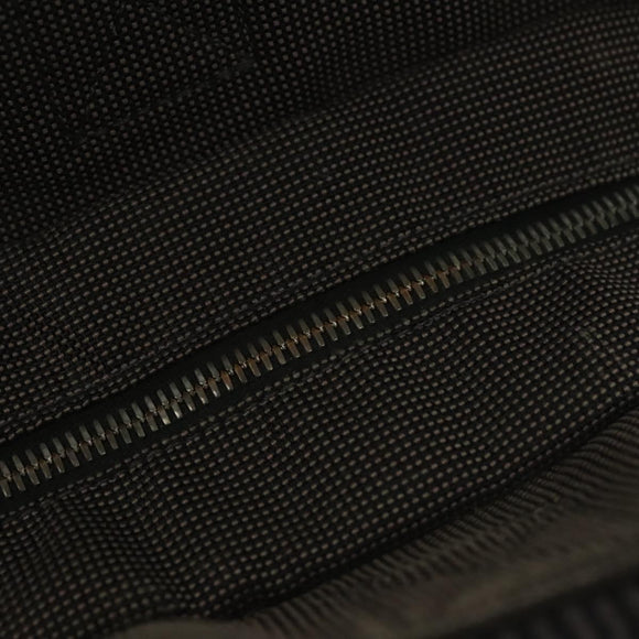 HERMES Fourre Tout MM Hand Bag Canvas Gray Auth th6264