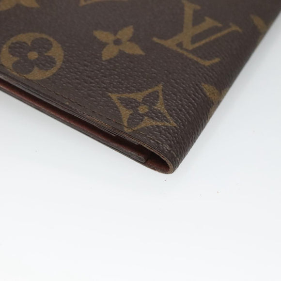 LOUIS VUITTON Monogram Porte Shekie Cartes Credit Long Wallet M62225 Auth th6265