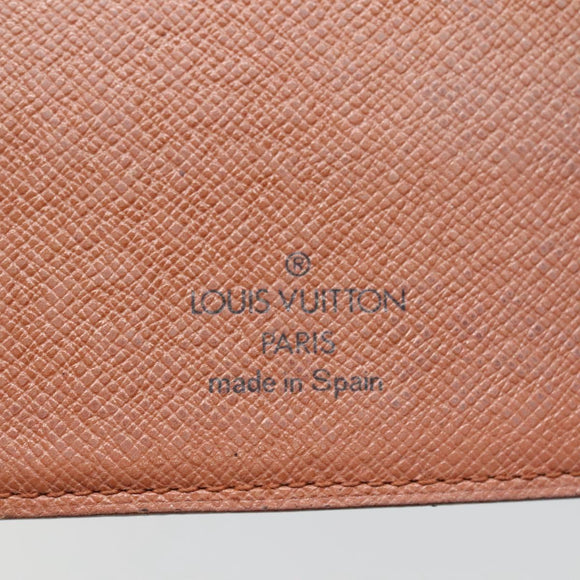 LOUIS VUITTON Monogram Porte Shekie Cartes Credit Long Wallet M62225 Auth th6265