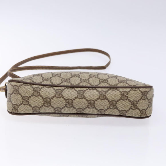 GUCCI GG Supreme Shoulder Bag PVC Beige Gold 007 115 6428 4002 Auth th6267