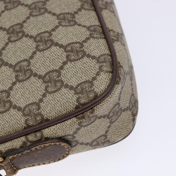 GUCCI GG Supreme Shoulder Bag PVC Beige Gold 007 115 6428 4002 Auth th6267