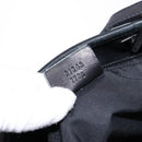 GUCCI GG Canvas Tote Bag Black Silver 31243 Auth th6279-20
