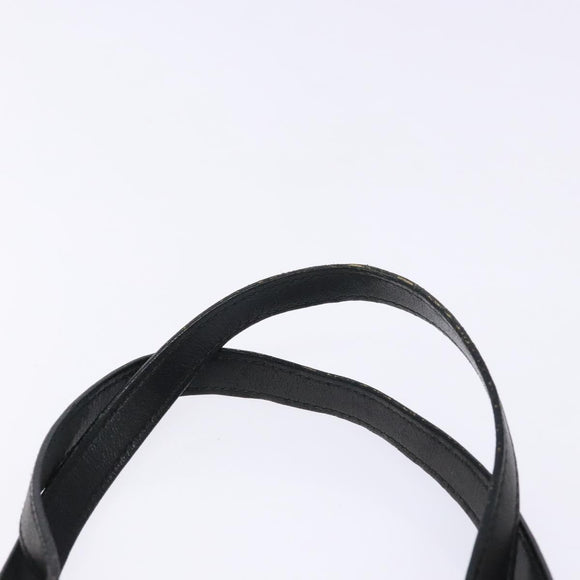GUCCI GG Canvas Tote Bag Black Silver 31243 Auth th6279
