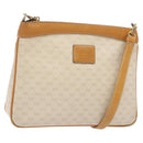GUCCI Micro GG Supreme Shoulder Bag PVC White Gold Auth th6280-1