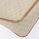 GUCCI Micro GG Supreme Shoulder Bag PVC White Gold Auth th6280-14