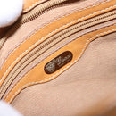 GUCCI Micro GG Supreme Shoulder Bag PVC White Gold Auth th6280-11