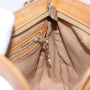 GUCCI Micro GG Supreme Shoulder Bag PVC White Gold Auth th6280-18