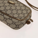 GUCCI GG Plus Supreme Shoulder Bag PVC 2Set Navy Beige gold Auth th6282-16