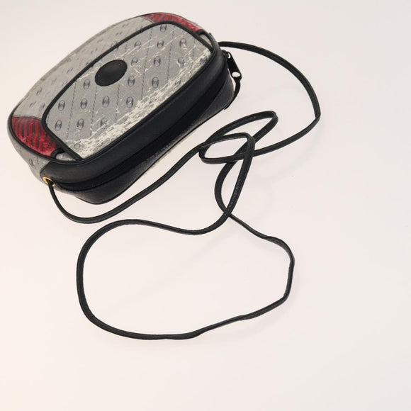 GUCCI GG Plus Supreme Shoulder Bag PVC 2Set Navy Beige gold Auth th6282