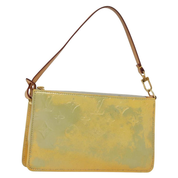 LOUIS VUITTON Monogram Vernis Lexington Accessory Pouch Gris M91056 Auth th6285