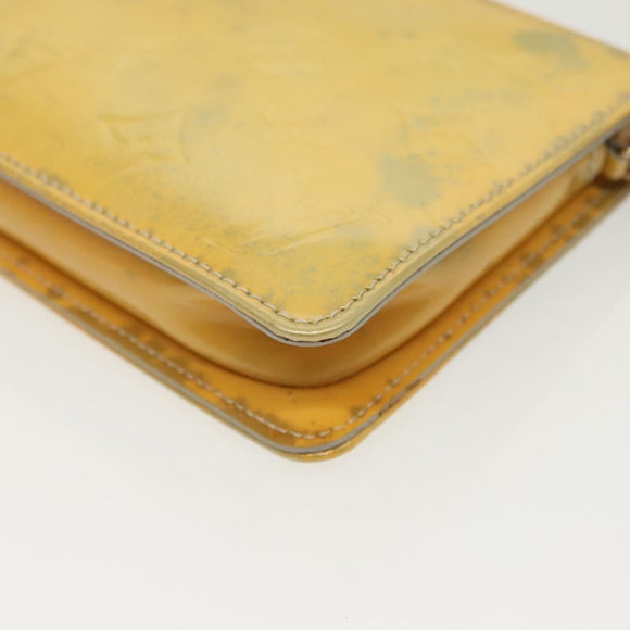 LOUIS VUITTON Monogram Vernis Lexington Accessory Pouch Gris M91056 Auth th6285