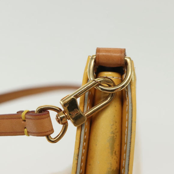 LOUIS VUITTON Monogram Vernis Lexington Accessory Pouch Gris M91056 Auth th6285