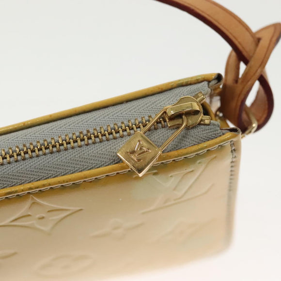 LOUIS VUITTON Monogram Vernis Lexington Accessory Pouch Gris M91056 Auth th6285