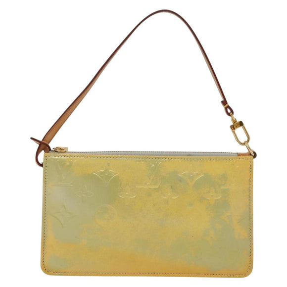 LOUIS VUITTON Monogram Vernis Lexington Accessory Pouch Gris M91056 Auth th6285