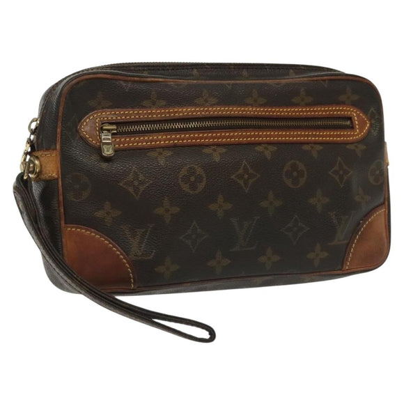 LOUIS VUITTON Monogram Marly Dragonne GM Clutch Bag M51825 LV Auth th6287