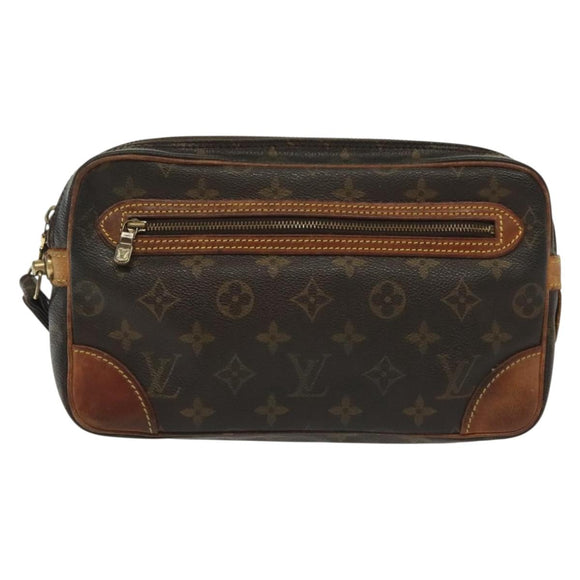 LOUIS VUITTON Monogram Marly Dragonne GM Clutch Bag M51825 LV Auth th6287