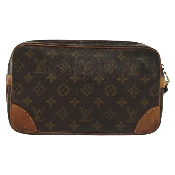 LOUIS VUITTON Monogram Marly Dragonne GM Clutch Bag M51825 LV Auth th6287