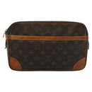 LOUIS VUITTON Monogram Compiegne 28 Clutch Bag M51845 LV Auth th6288-2