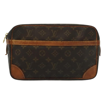 LOUIS VUITTON Monogram Compiegne 28 Clutch Bag M51845 LV Auth th6288 - 0