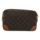 LOUIS VUITTON Monogram Compiegne 28 Clutch Bag M51845 LV Auth th6288-3