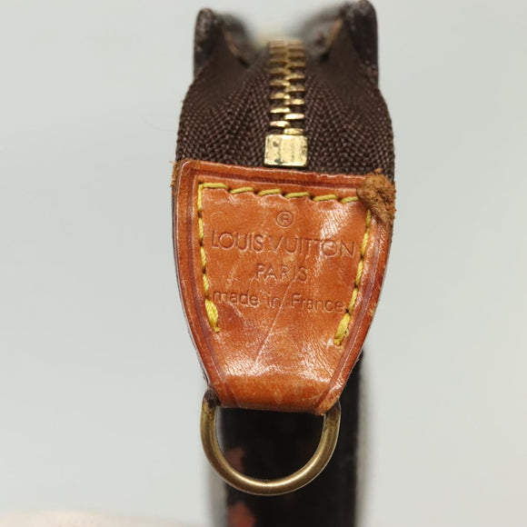 LOUIS VUITTON Monogram Bucket PM Accessory Pouch LV Auth th6289