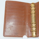 LOUIS VUITTON Epi Agenda MM Day Planner Cover Brown R20043 LV Auth th6290-18