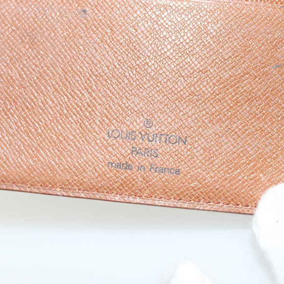 LOUIS VUITTON Epi Agenda MM Day Planner Cover Brown R20043 LV Auth th6290