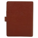 LOUIS VUITTON Epi Agenda MM Day Planner Cover Brown R20043 LV Auth th6290-2