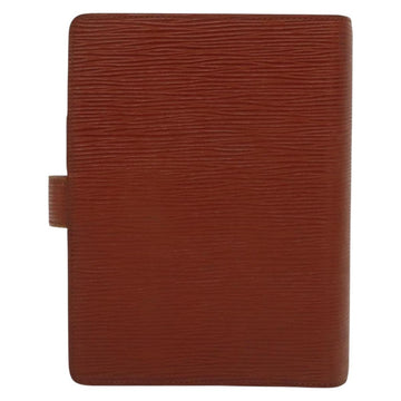 LOUIS VUITTON Epi Agenda MM Day Planner Cover Brown R20043 LV Auth th6290 - 0