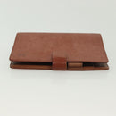 LOUIS VUITTON Epi Agenda MM Day Planner Cover Brown R20043 LV Auth th6290-3