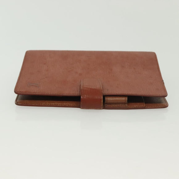 LOUIS VUITTON Epi Agenda MM Day Planner Cover Brown R20043 LV Auth th6290
