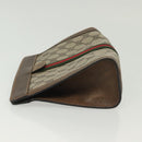 GUCCI GG Supreme Web Sherry Line Bag PVC Beige Gold 67 014 2125 Auth th6291-5