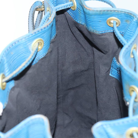 LOUIS VUITTON Epi Noe Shoulder Bag Toledo Blue M44005 LV Auth th6292