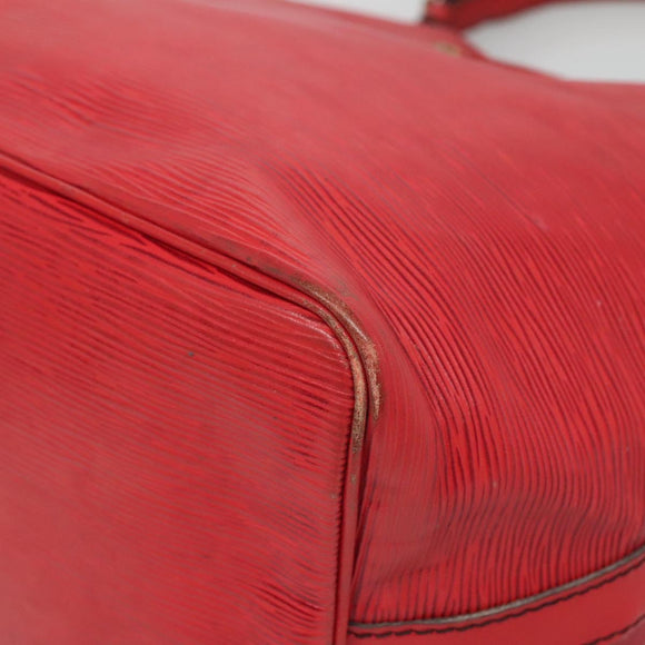 LOUIS VUITTON Epi Petit Noe Shoulder Bag Red M44107 LV Auth th6293