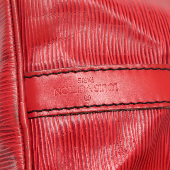 LOUIS VUITTON Epi Petit Noe Shoulder Bag Red M44107 LV Auth th6293