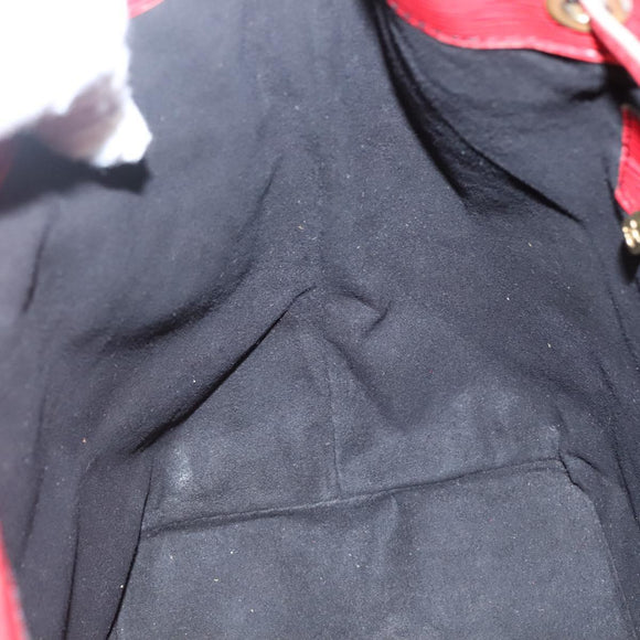 LOUIS VUITTON Epi Petit Noe Shoulder Bag Red M44107 LV Auth th6293