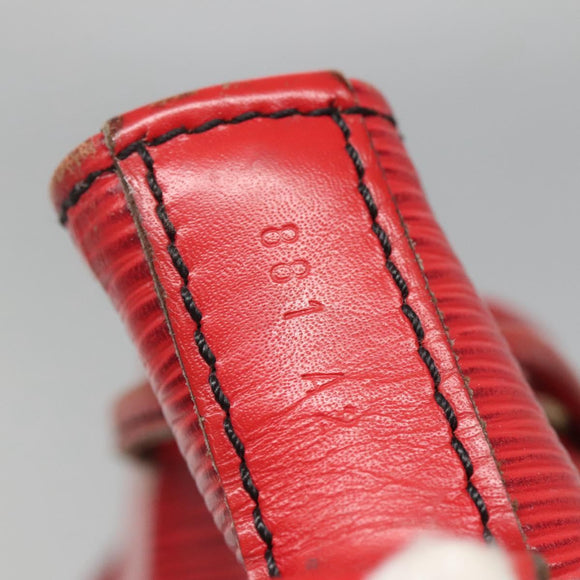 LOUIS VUITTON Epi Petit Noe Shoulder Bag Red M44107 LV Auth th6293