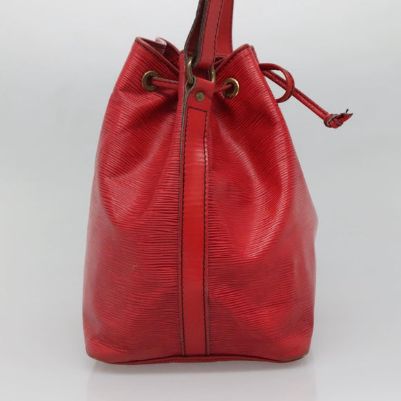 LOUIS VUITTON Epi Petit Noe Shoulder Bag Red M44107 LV Auth th6293