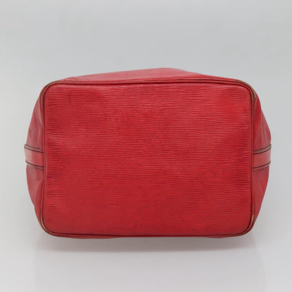 LOUIS VUITTON Epi Petit Noe Shoulder Bag Red M44107 LV Auth th6293