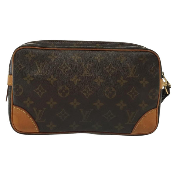 LOUIS VUITTON Monogram Marly Dragonne GM Clutch Bag M51825 LV Auth th6294
