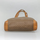 GUCCI Micro GG Canvas Tote Bag PVC Beige Gold 002 123 0135 Auth th6296-5