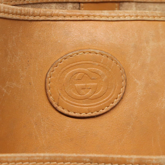 GUCCI Micro GG Canvas Tote Bag PVC Beige Gold 002 123 0135 Auth th6296