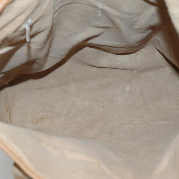 GUCCI Micro GG Canvas Tote Bag PVC Beige Gold 002 123 0135 Auth th6296