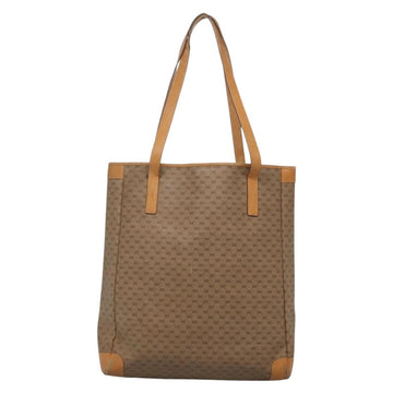 GUCCI Micro GG Canvas Tote Bag PVC Beige Gold 002 123 0135 Auth th6296 - 0