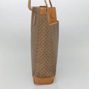 GUCCI Micro GG Canvas Tote Bag PVC Beige Gold 002 123 0135 Auth th6296-3