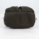 PRADA Backpack Nylon Khaki Silver Auth th6297-13