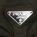 PRADA Backpack Nylon Khaki Silver Auth th6297-18