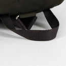 PRADA Backpack Nylon Khaki Silver Auth th6297-7