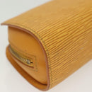 LOUIS VUITTON Epi Dauphine PM Pouch Yellow M48449 LV Auth th6299-15