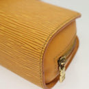 LOUIS VUITTON Epi Dauphine PM Pouch Yellow M48449 LV Auth th6299-16